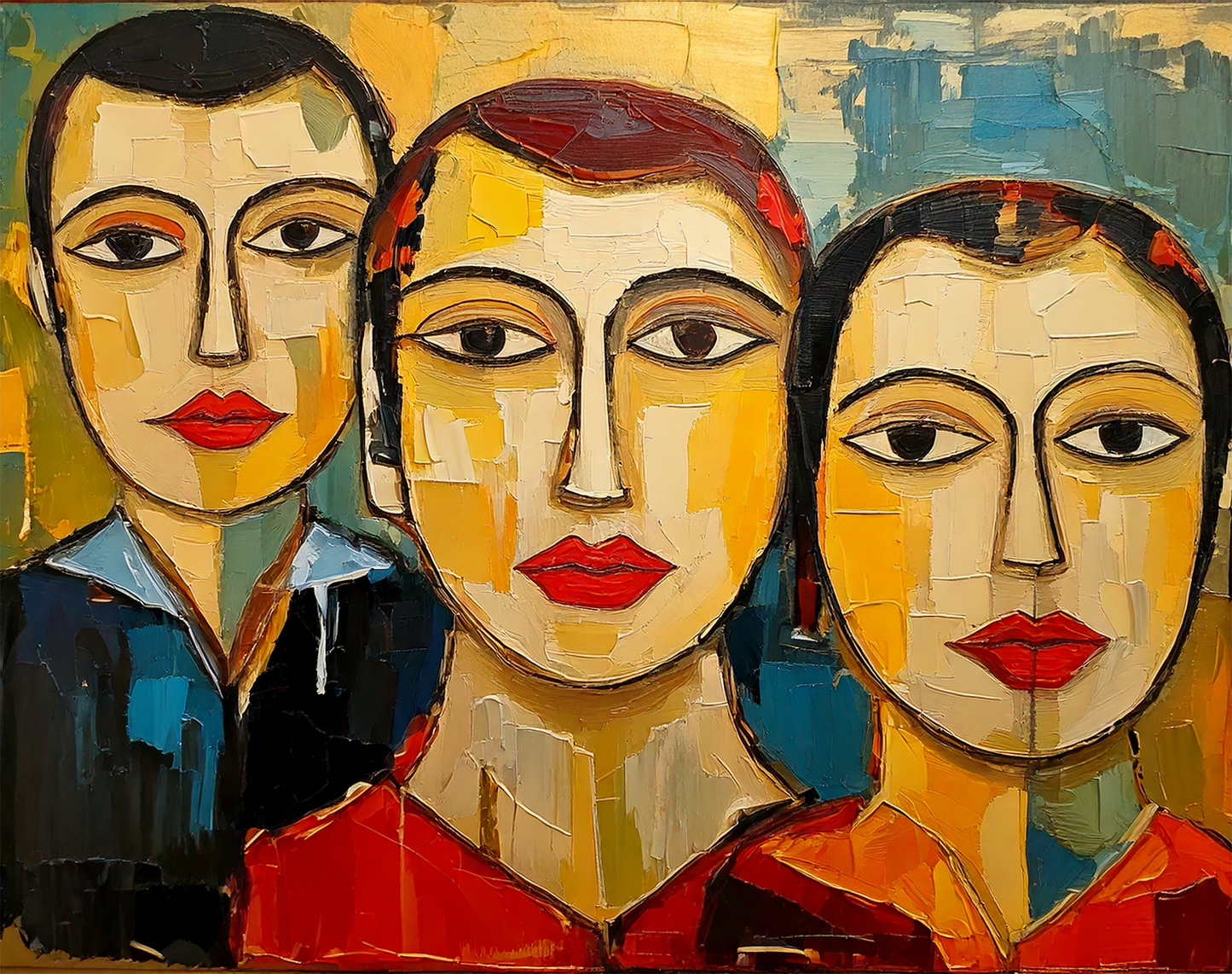 Family Group 20x16 Fine Art Print