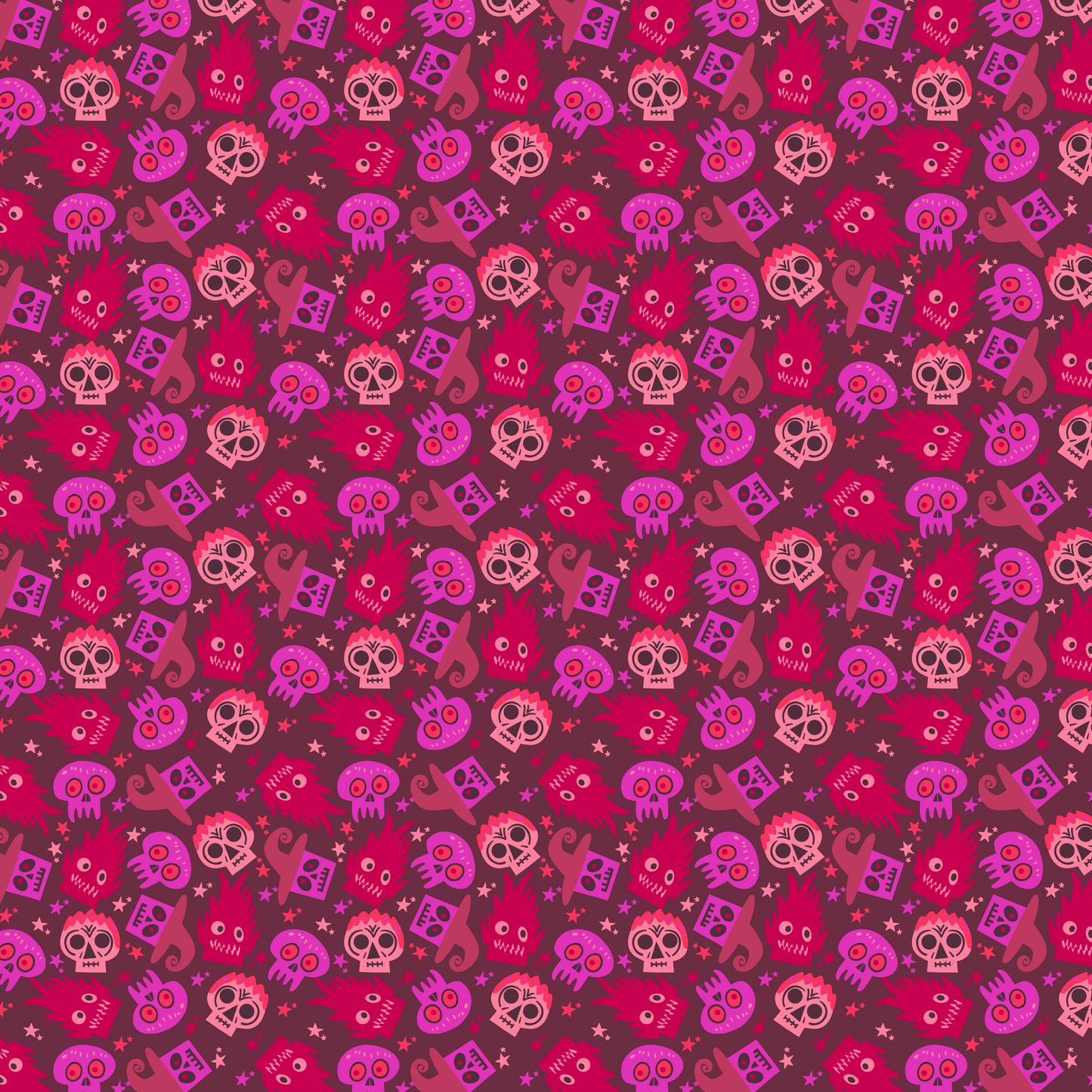 Monsters Under The Bed -- Digital Pattern Download