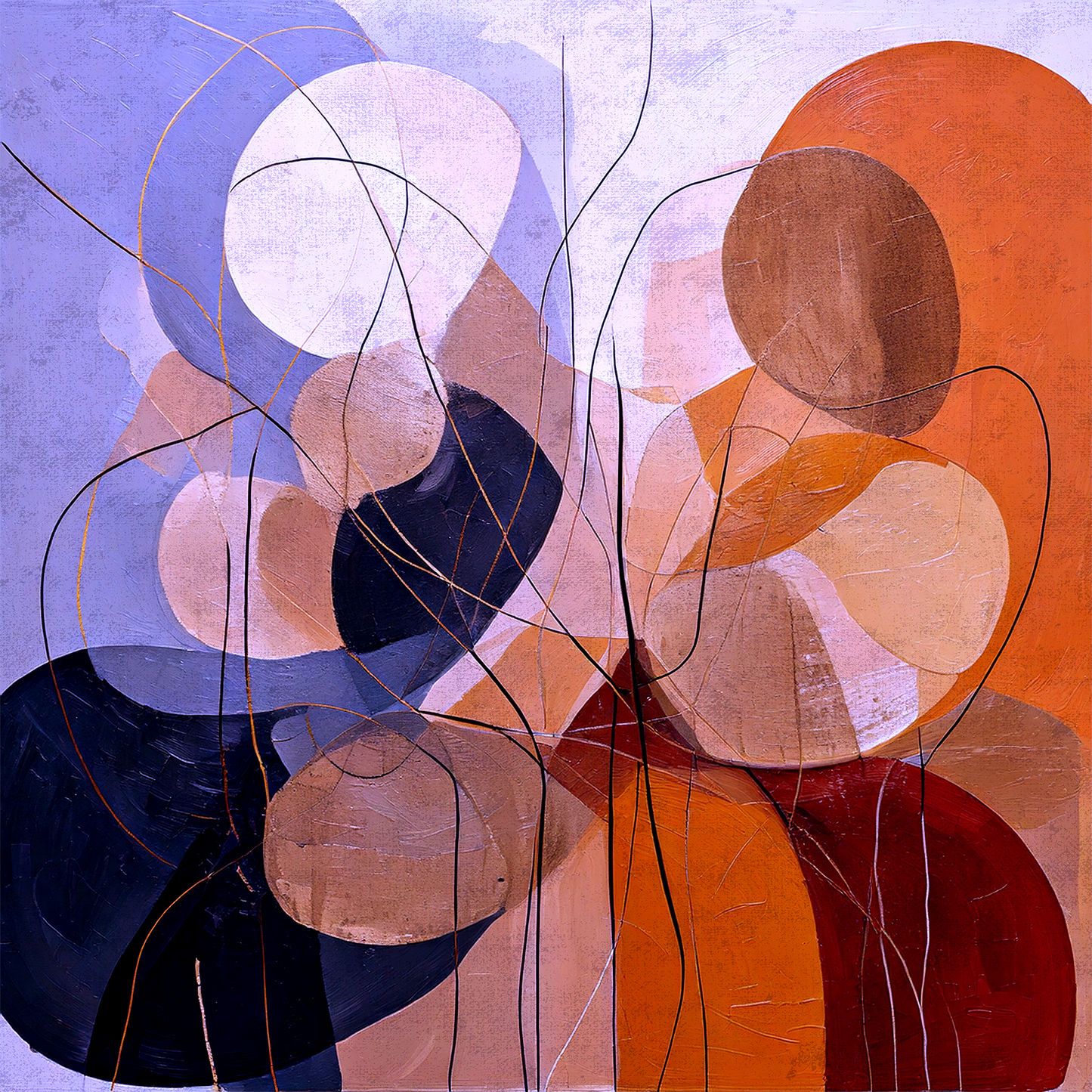 String Theory - 24x24 Fine Art Print