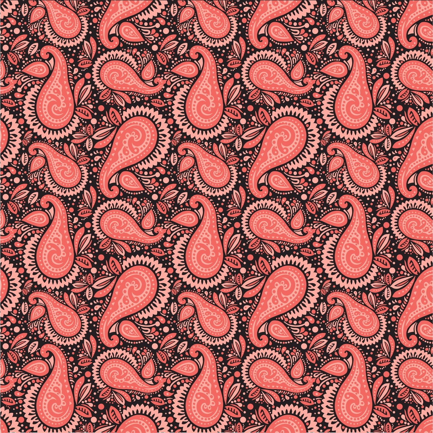 Walking in Paisley -- Digital Pattern Download