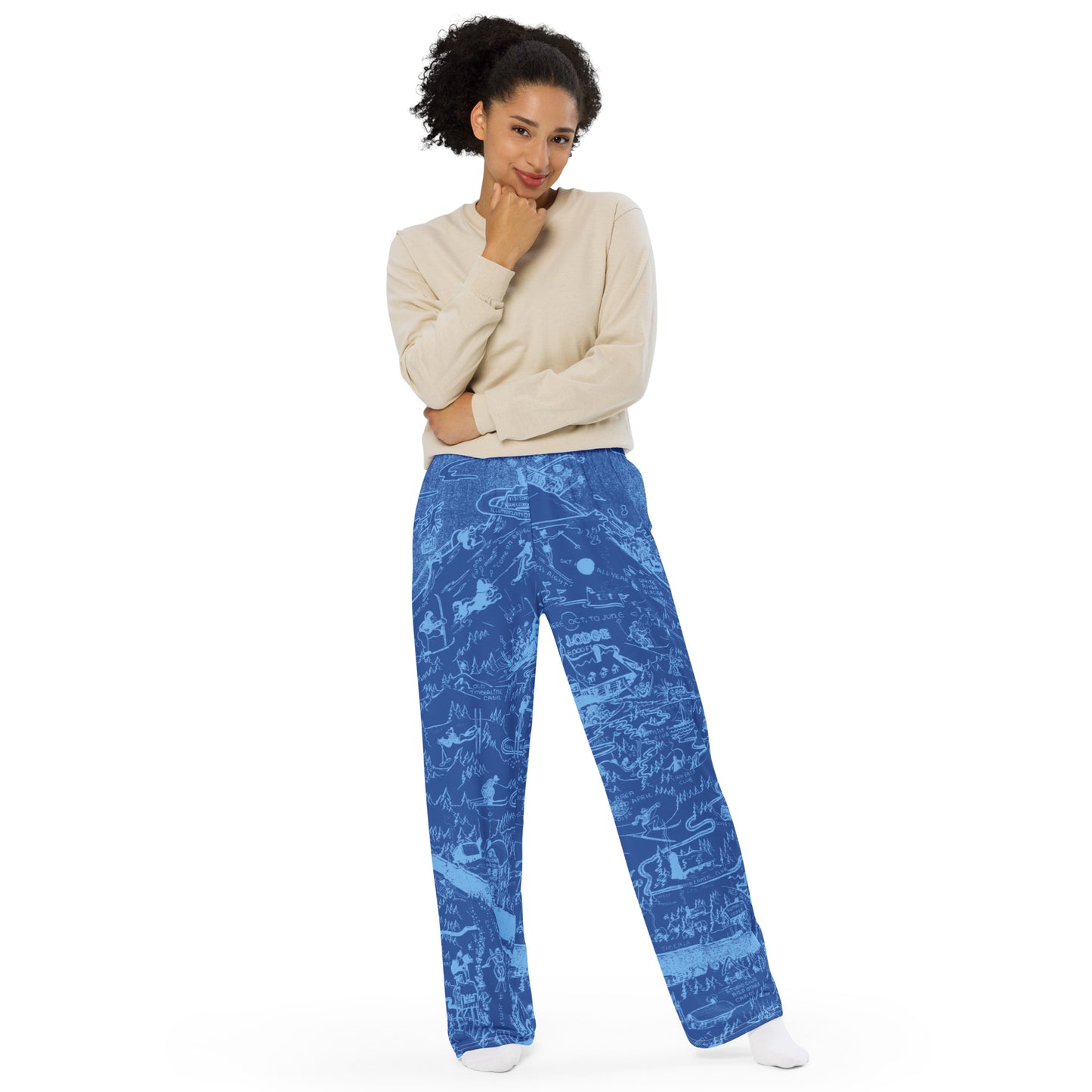 Mt. Hood All-Unisex Wide-Leg Pants Sizes: 2XS - 6XL