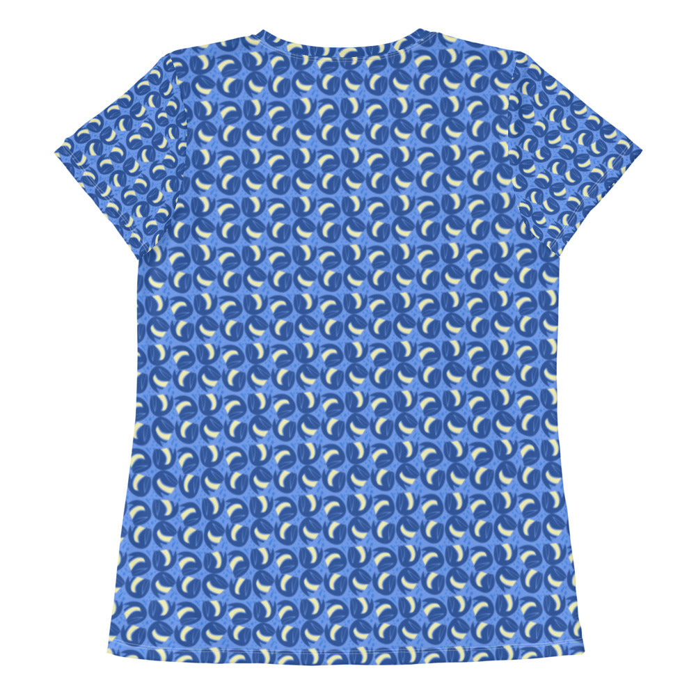 Pineapple Roll Women's Athletic Tee