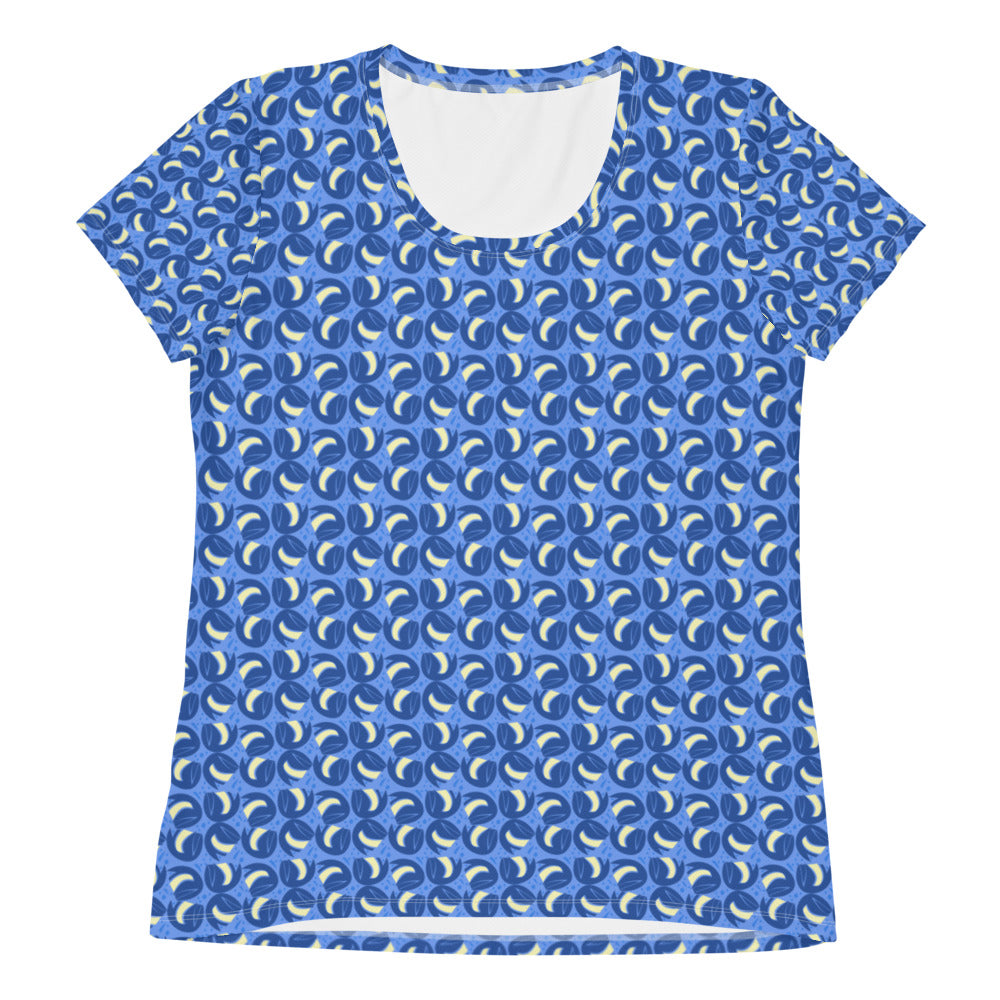 Pineapple Roll Women's Athletic Tee