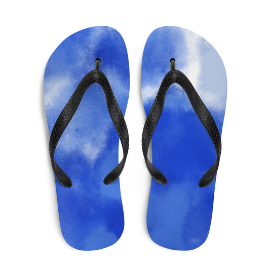 Blue Blue Sky Flip-Flops