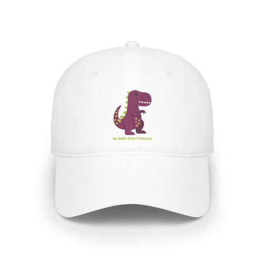 Our Rights Are Not Prehistoric - Low Profile Baseball Cap