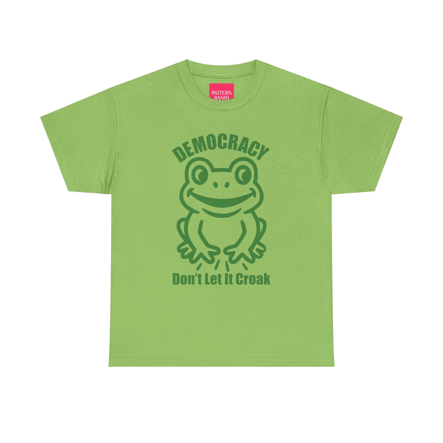 Democracy Don't Let It Croak - Unisex Heavy Cotton Tee
