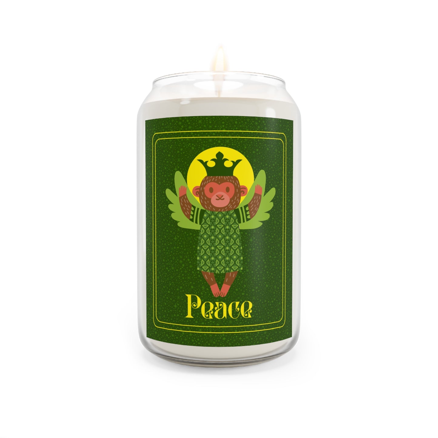 Monkey Angel Peace Scented Candle