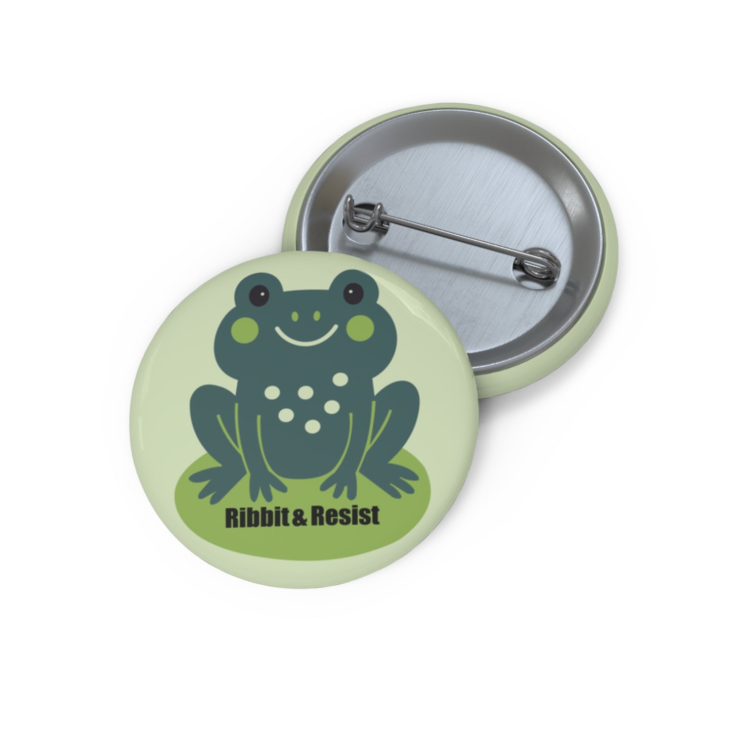 Ribbit & Resist - Pin Buttons