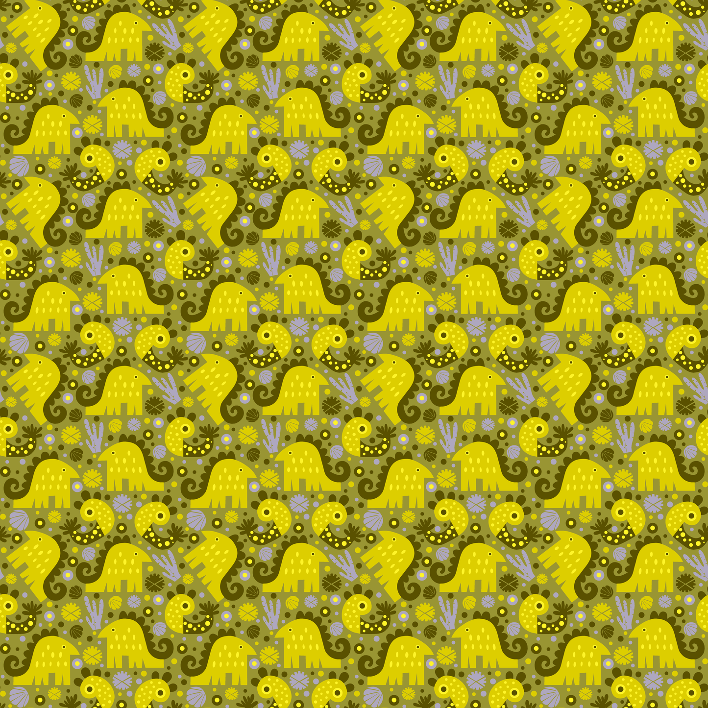 Sea Monster -- Digital Pattern Download