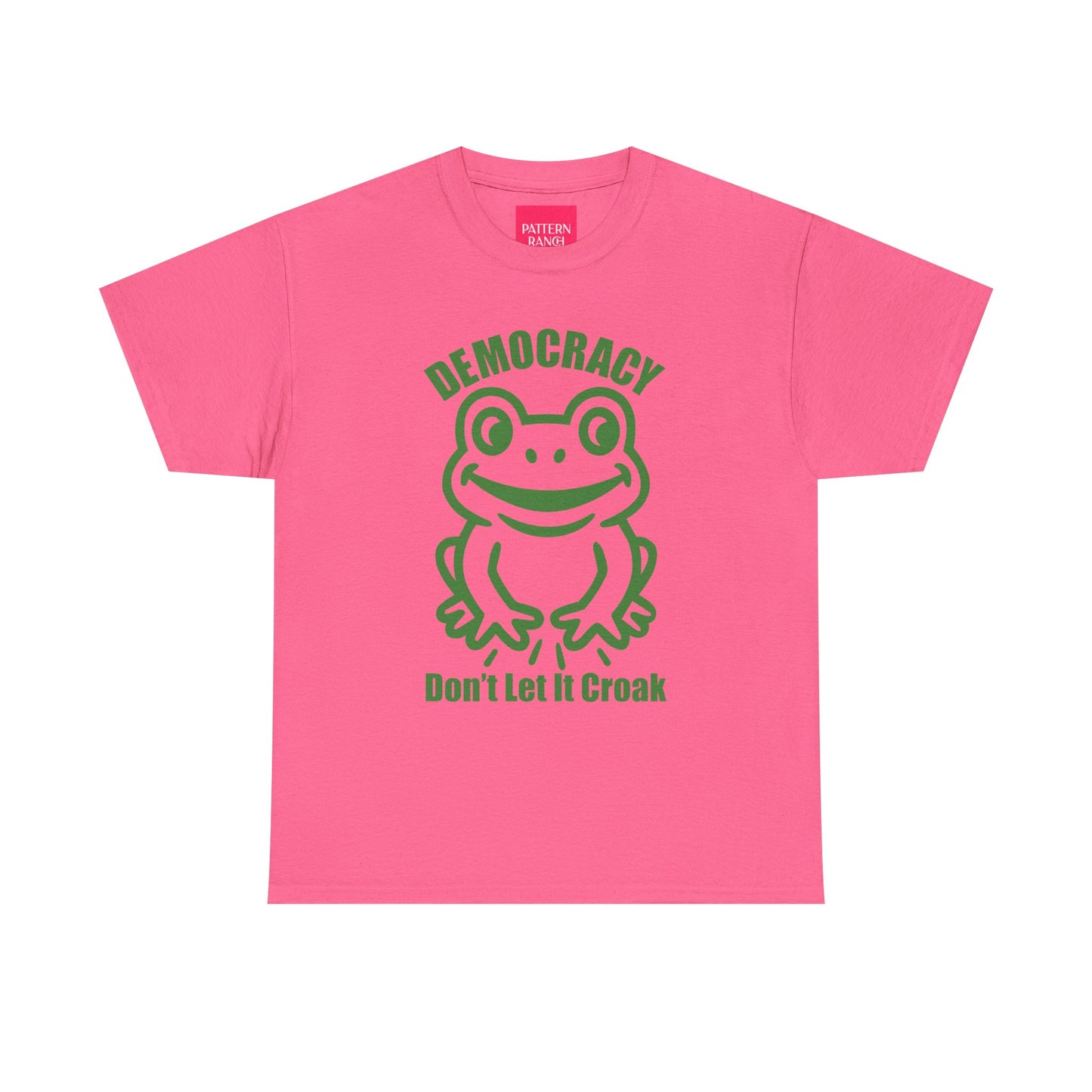 Democracy Don't Let It Croak - Unisex Heavy Cotton Tee