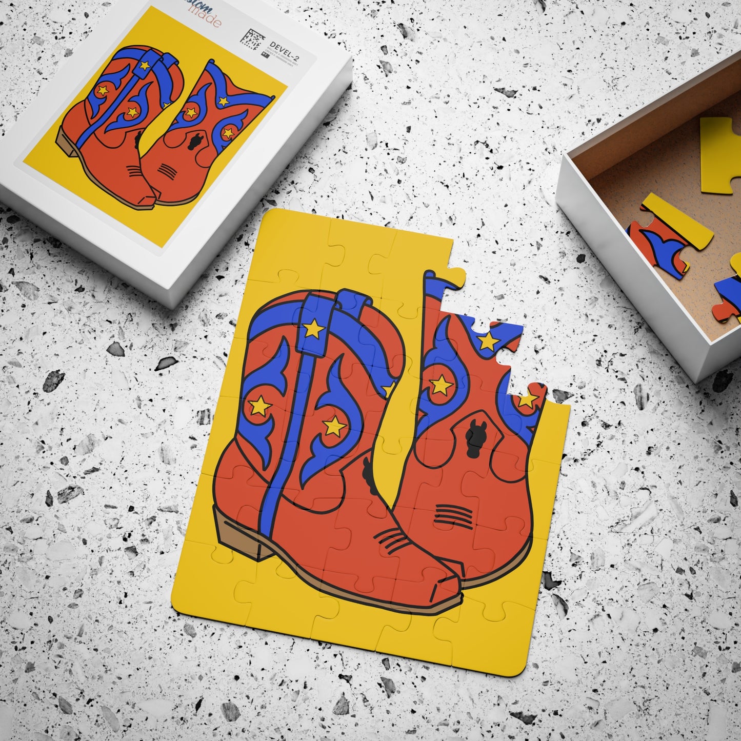 Playing in Cowboy Boots - A 30-Piece Senior Friendly Puzzle