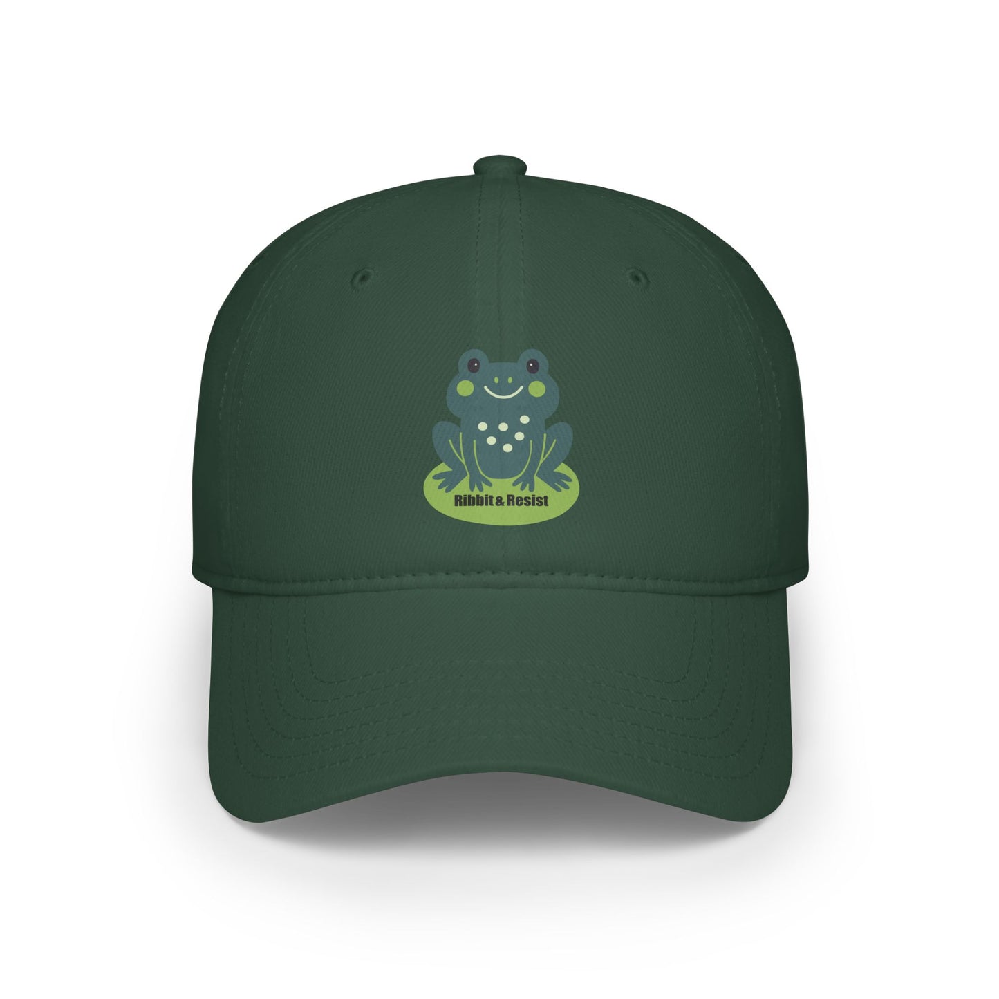 Ribbit & Resist - Low Profile Baseball Cap