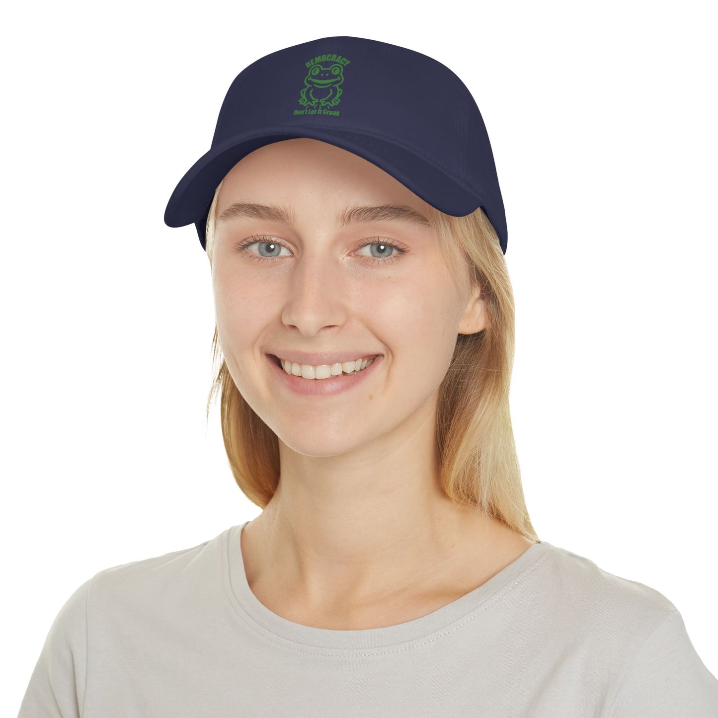 Democracy, Don't Let It Croak - Low Profile Baseball Cap