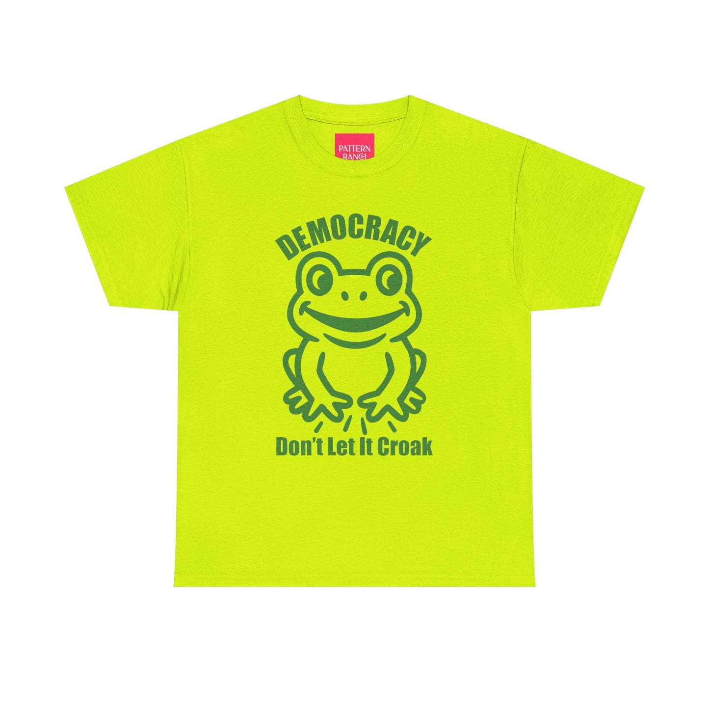Democracy Don't Let It Croak - Unisex Heavy Cotton Tee