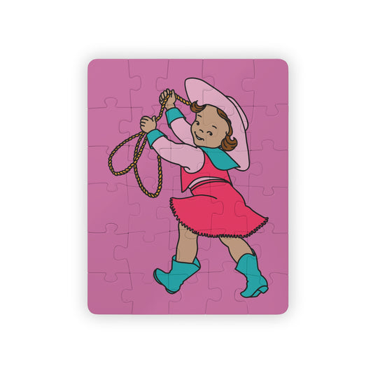 Pattern Ranch Cowgirl -- A 30-Piece Senior Friendly Puzzle