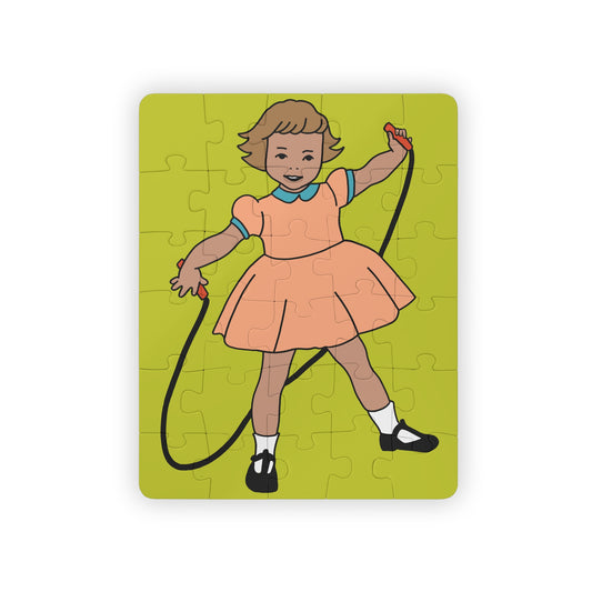 Jump Rope On A Sunny Day -- A 30-Piece Senior Friendly Puzzle