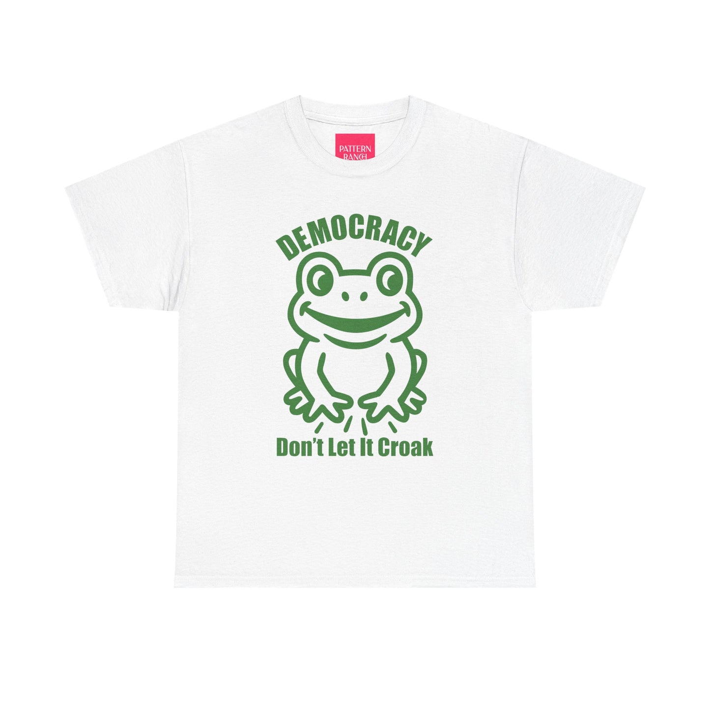 Democracy Don't Let It Croak - Unisex Heavy Cotton Tee