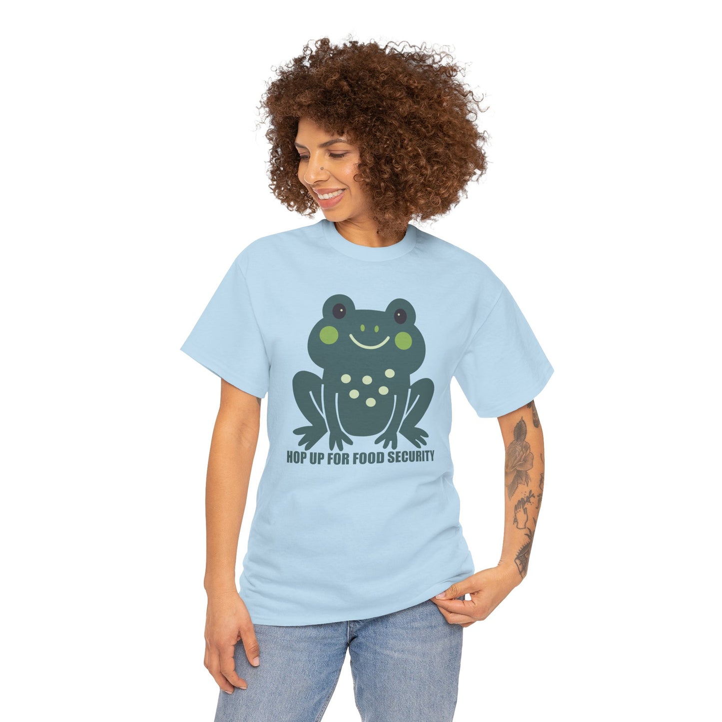 Hop Up For Food Security - Unisex Heavy Cotton Tee