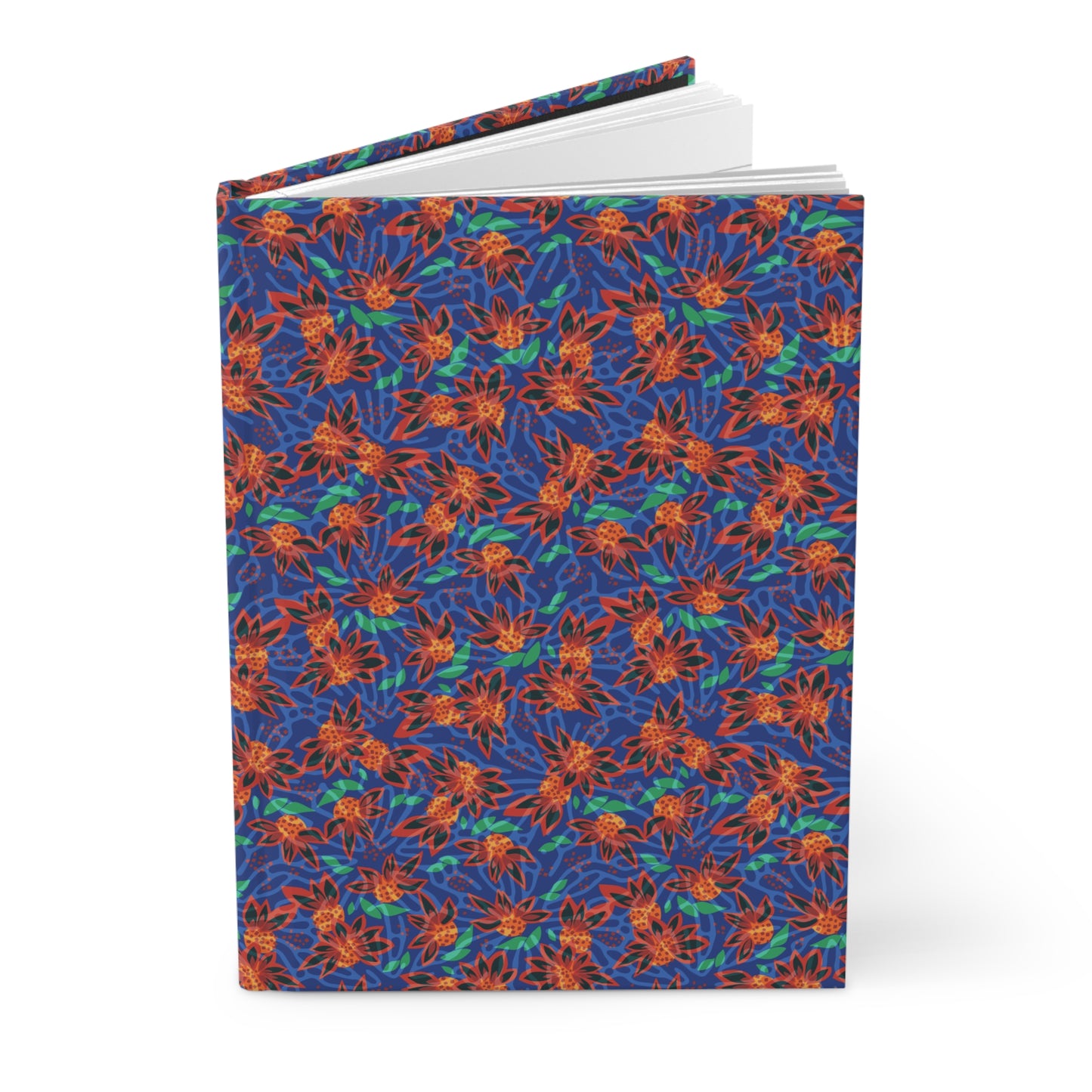 Water Flower Hardcover Journal - Line