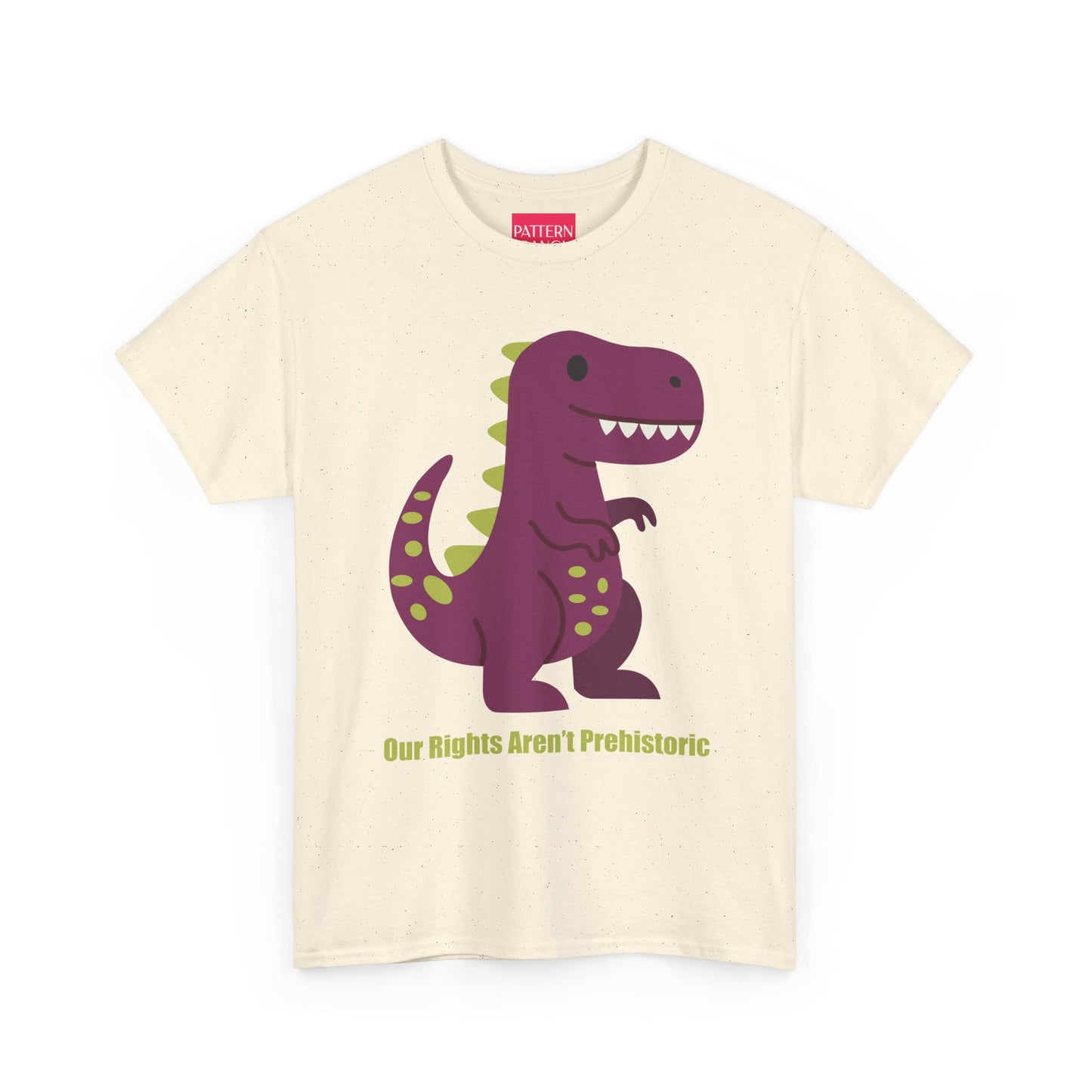 Our Rights Are Not Prehistoric - Unisex Heavy Cotton Tee
