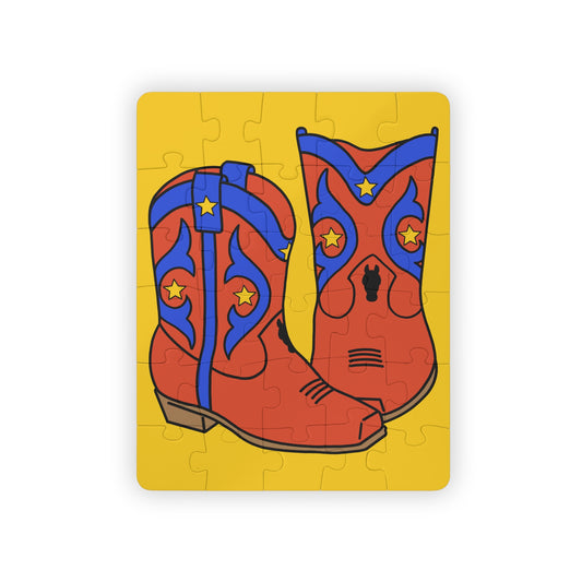 Playing in Cowboy Boots - A 30-Piece Senior Friendly Puzzle