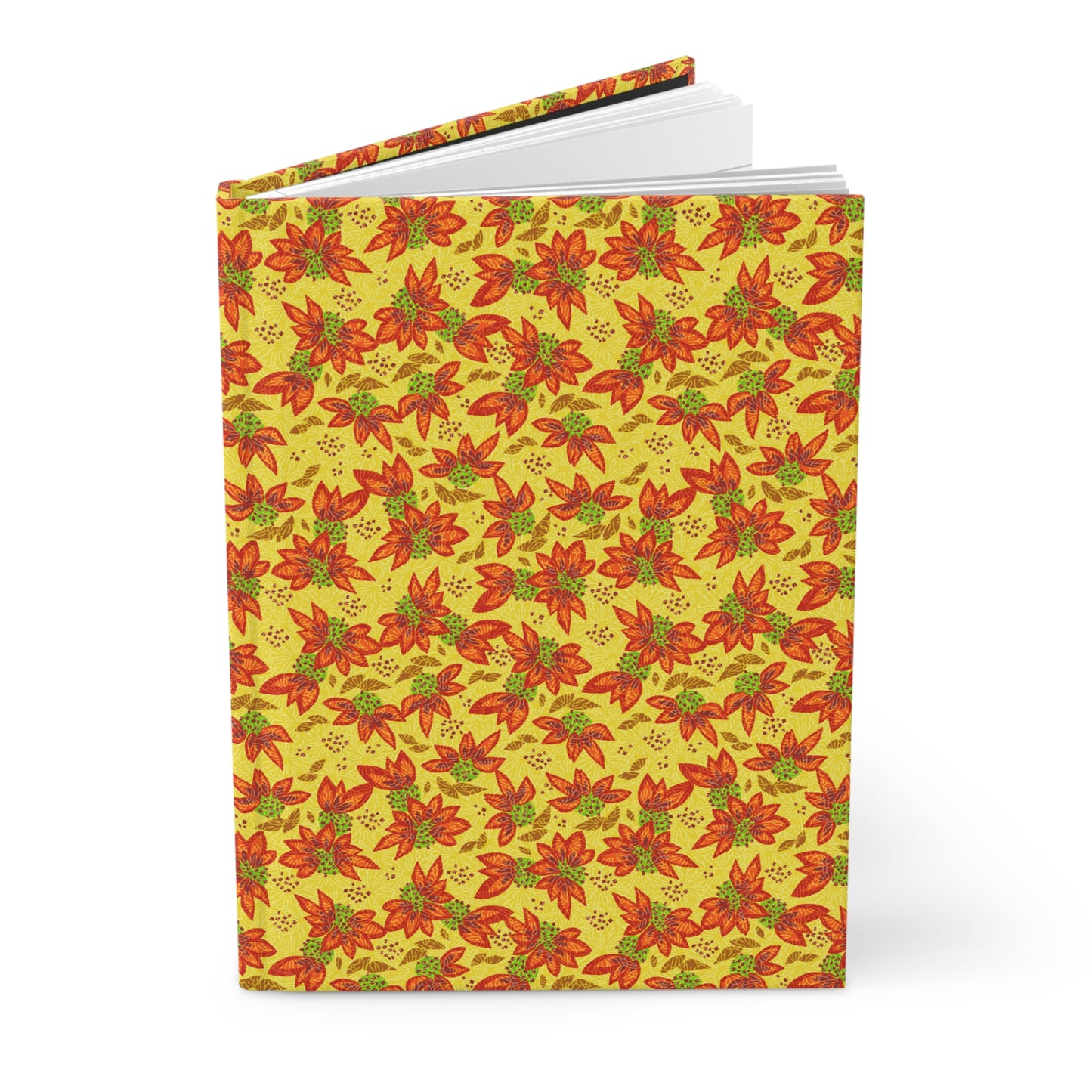 Water Flower Hardcover Journal - Line