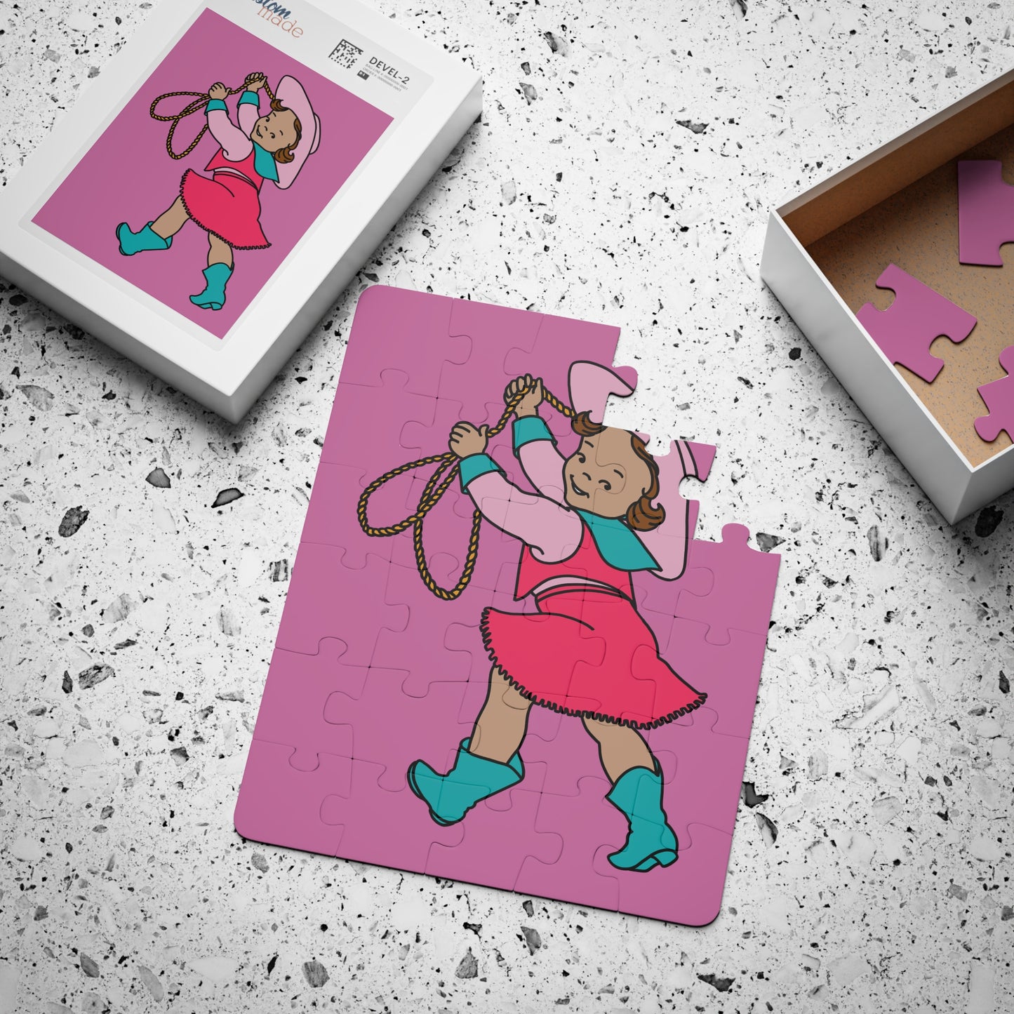 Pattern Ranch Cowgirl -- A 30-Piece Senior Friendly Puzzle