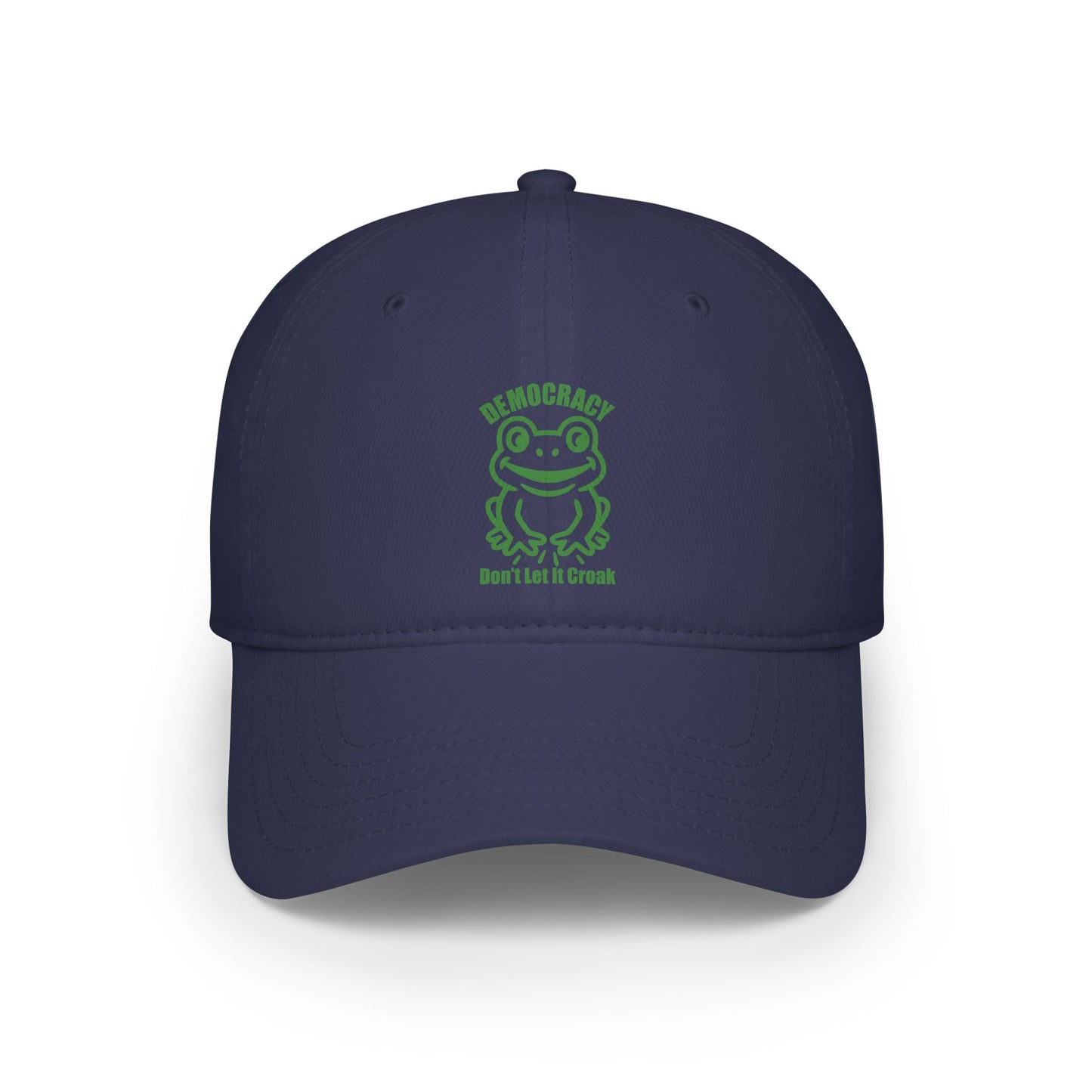 Democracy, Don't Let It Croak - Low Profile Baseball Cap
