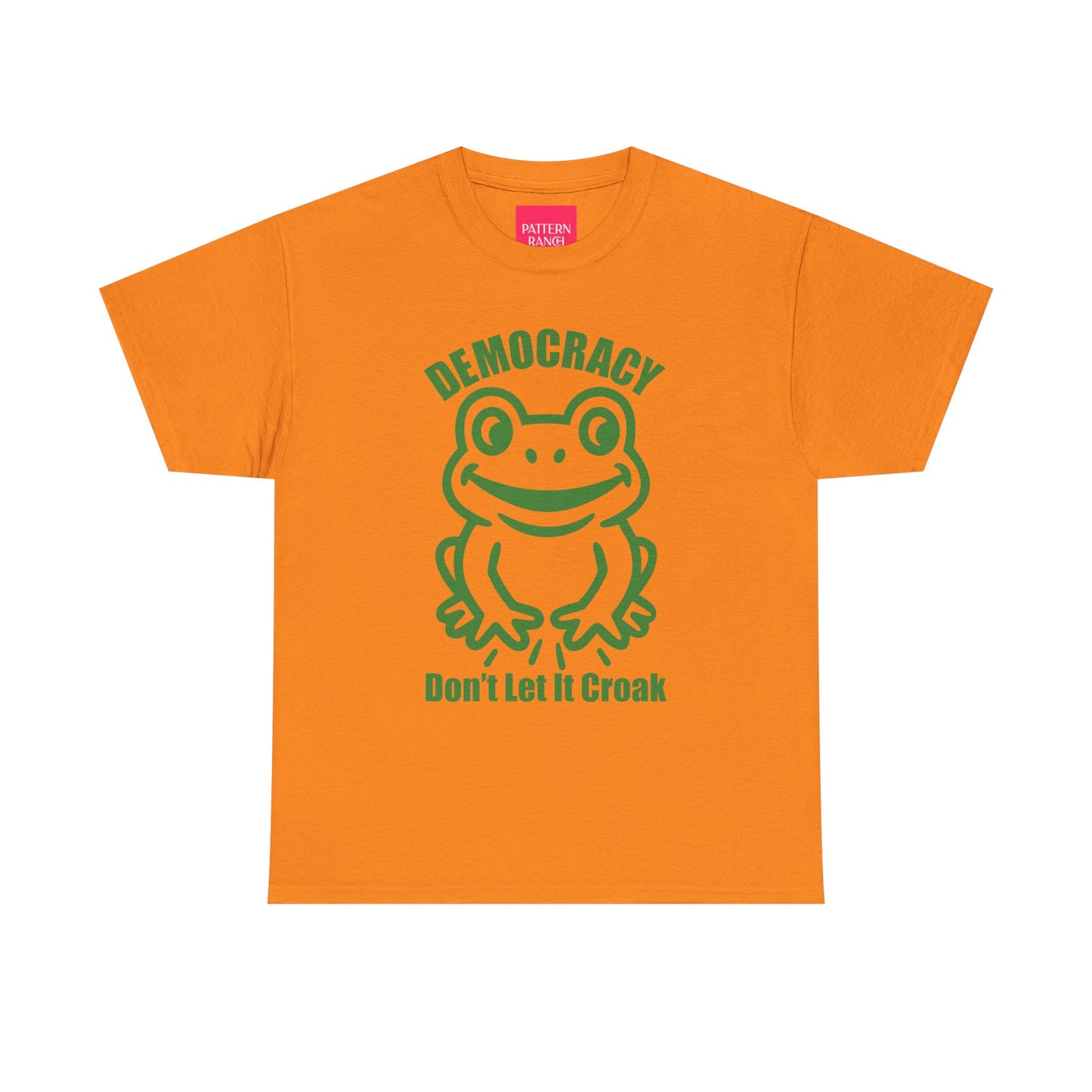 Democracy Don't Let It Croak - Unisex Heavy Cotton Tee