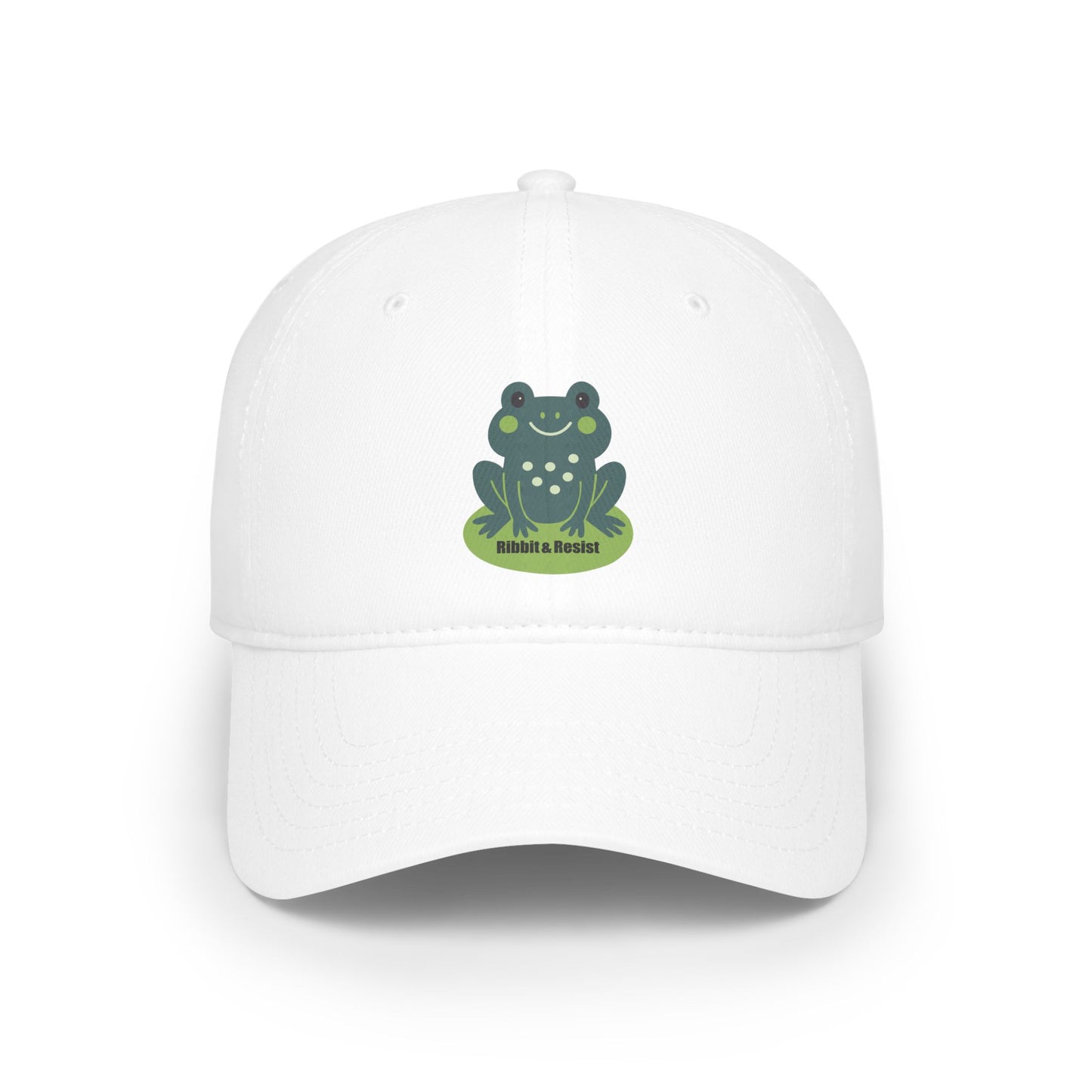 Ribbit & Resist - Low Profile Baseball Cap