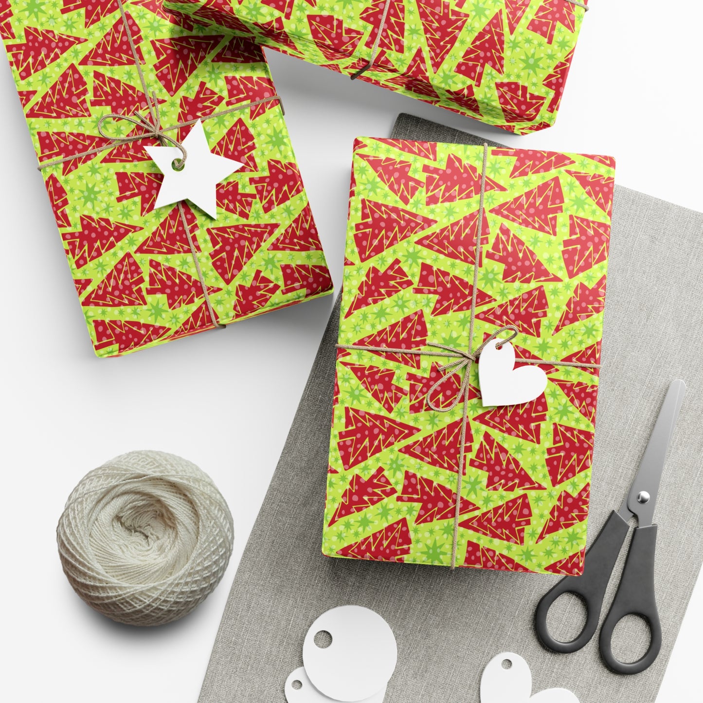 Holiday Trees Gift Wrap Paper