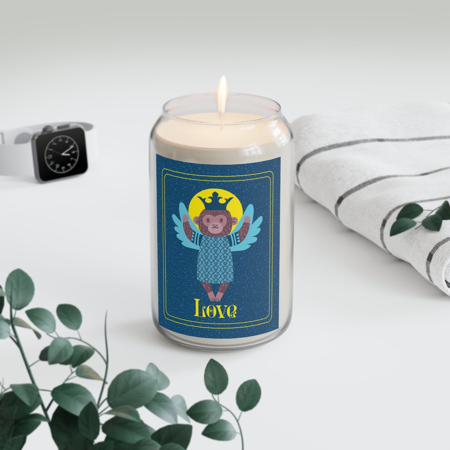 Monkey Angel Love Scented Candle