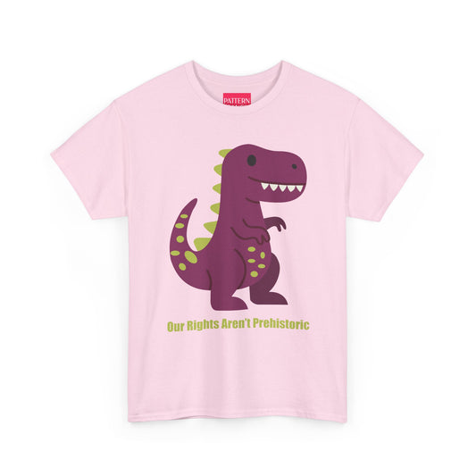 Our Rights Are Not Prehistoric - Unisex Heavy Cotton Tee