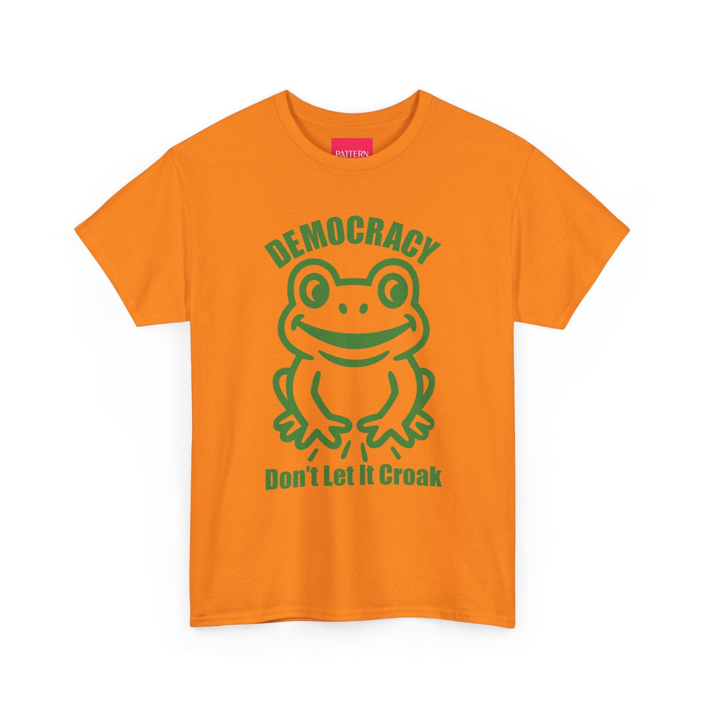 Democracy Don't Let It Croak - Unisex Heavy Cotton Tee