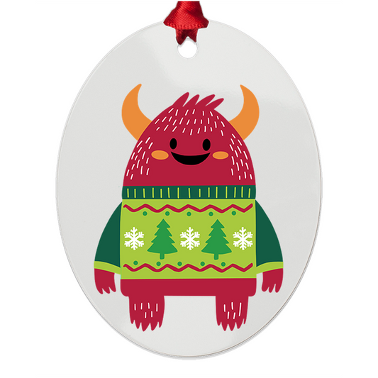 Merry Monster in a Holiday Sweater