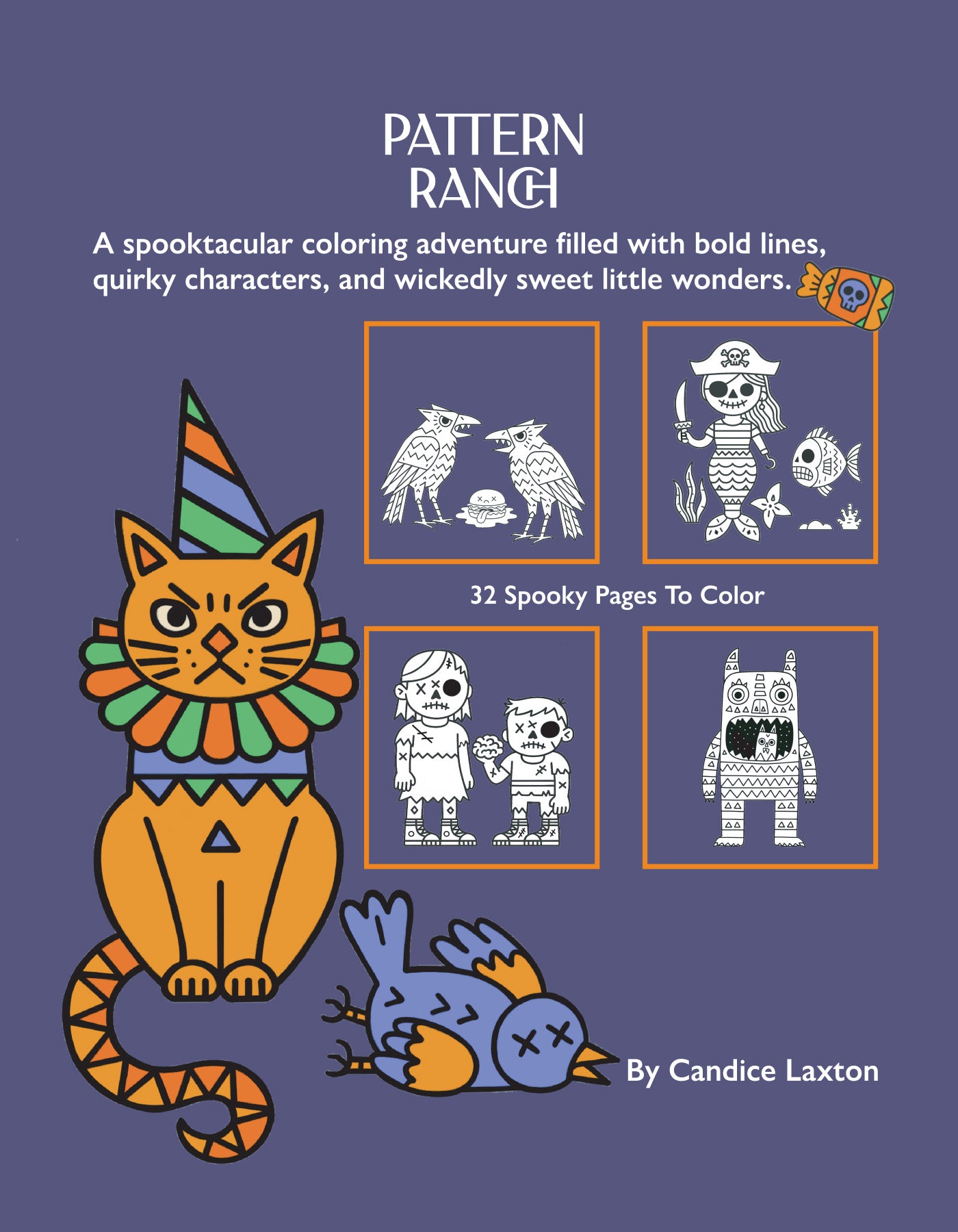 Penny Pumpkin Bat Snack and The Trickster Treaters Coloring Book - Digital Download