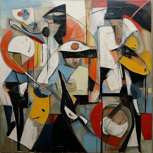 Bass Player - 24 x24 Fine Art Prints