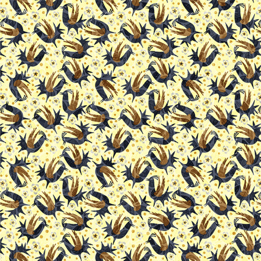 Berry Birds -- Digital Pattern Download