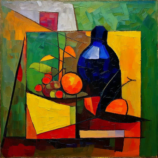 Blue Bottle -24x24 Fine Art Print