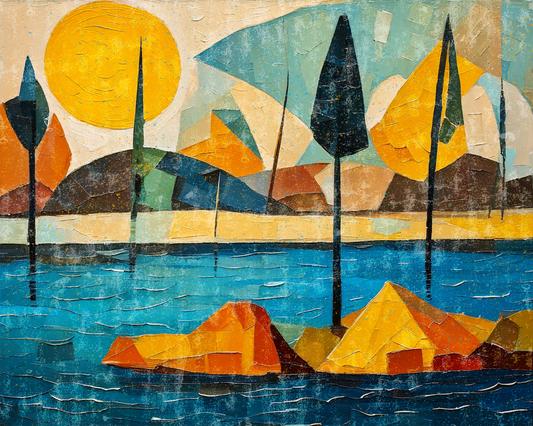 Blue Lake - 20x16 Fine Art Print