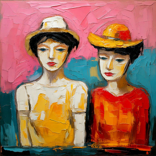 Community Garden -16x16 Fine Art Print