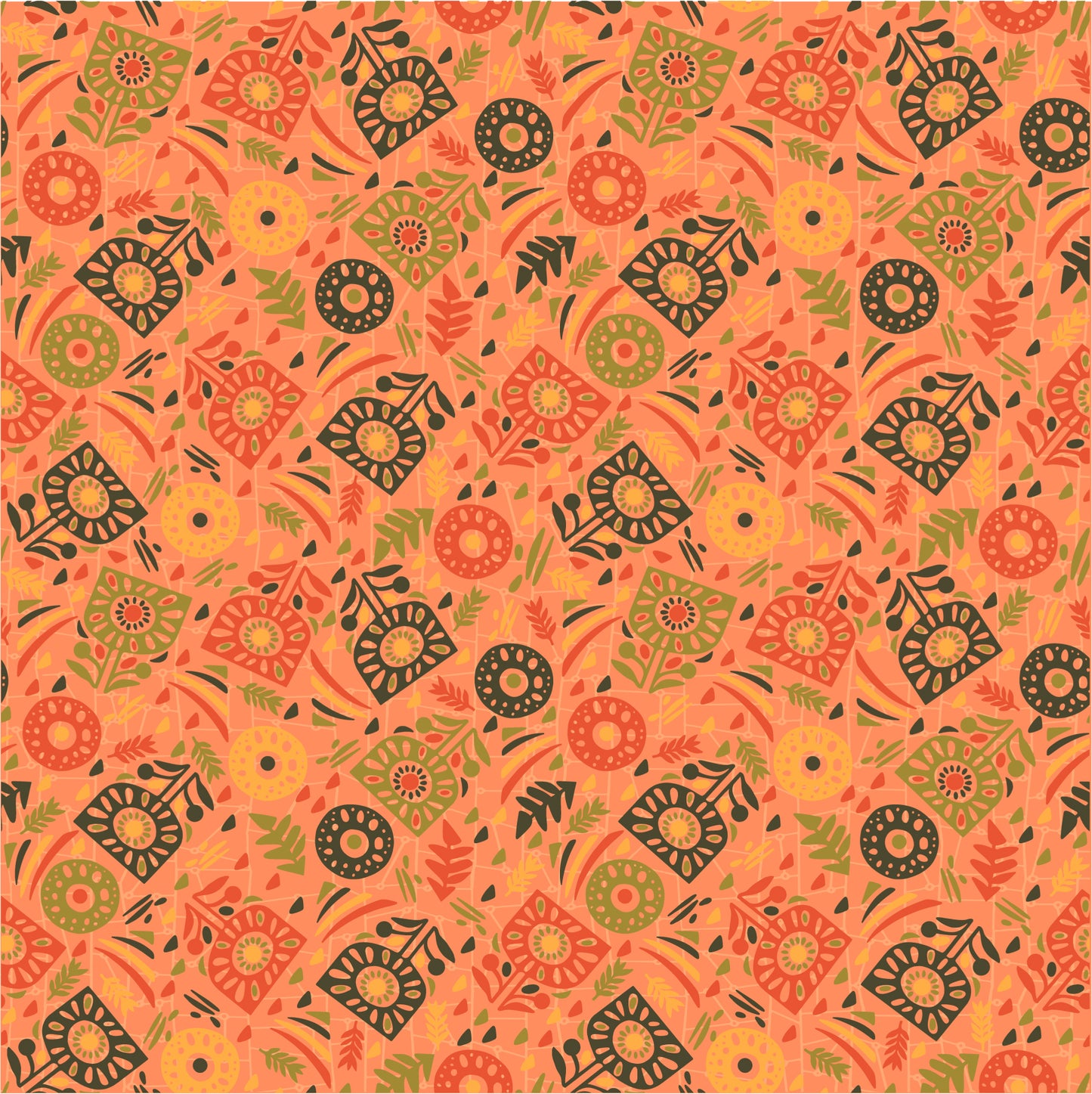 Dutch Garden -- Digital Pattern Download