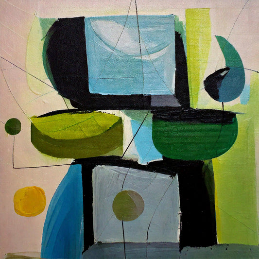 Green Template -16x16 Fine Art Print