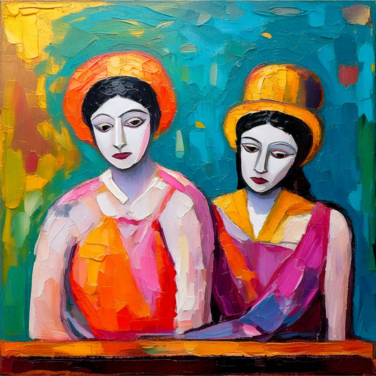 Sisters-16x16 Fine Art Print