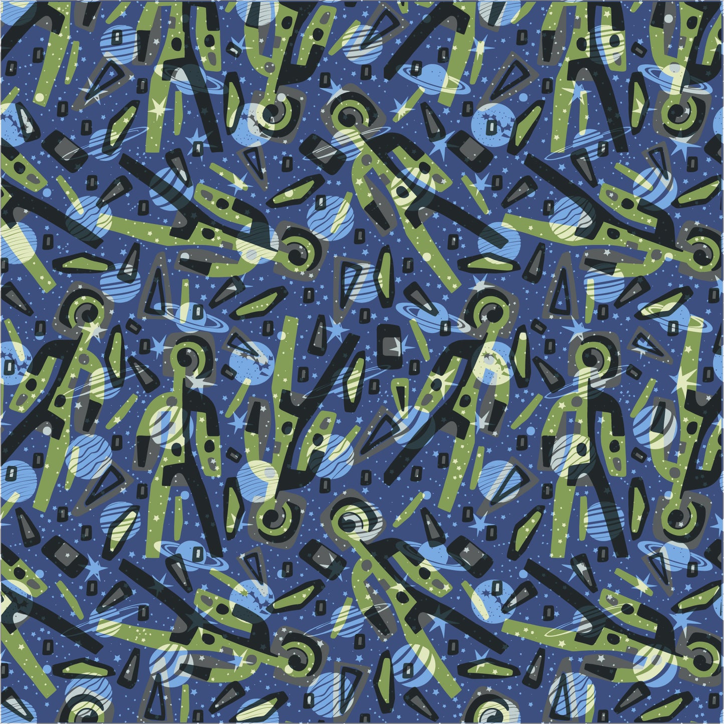 Space Travel -- Digital Pattern Download