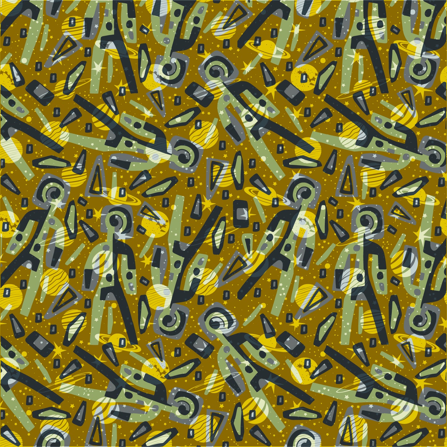 Space Travel -- Digital Pattern Download