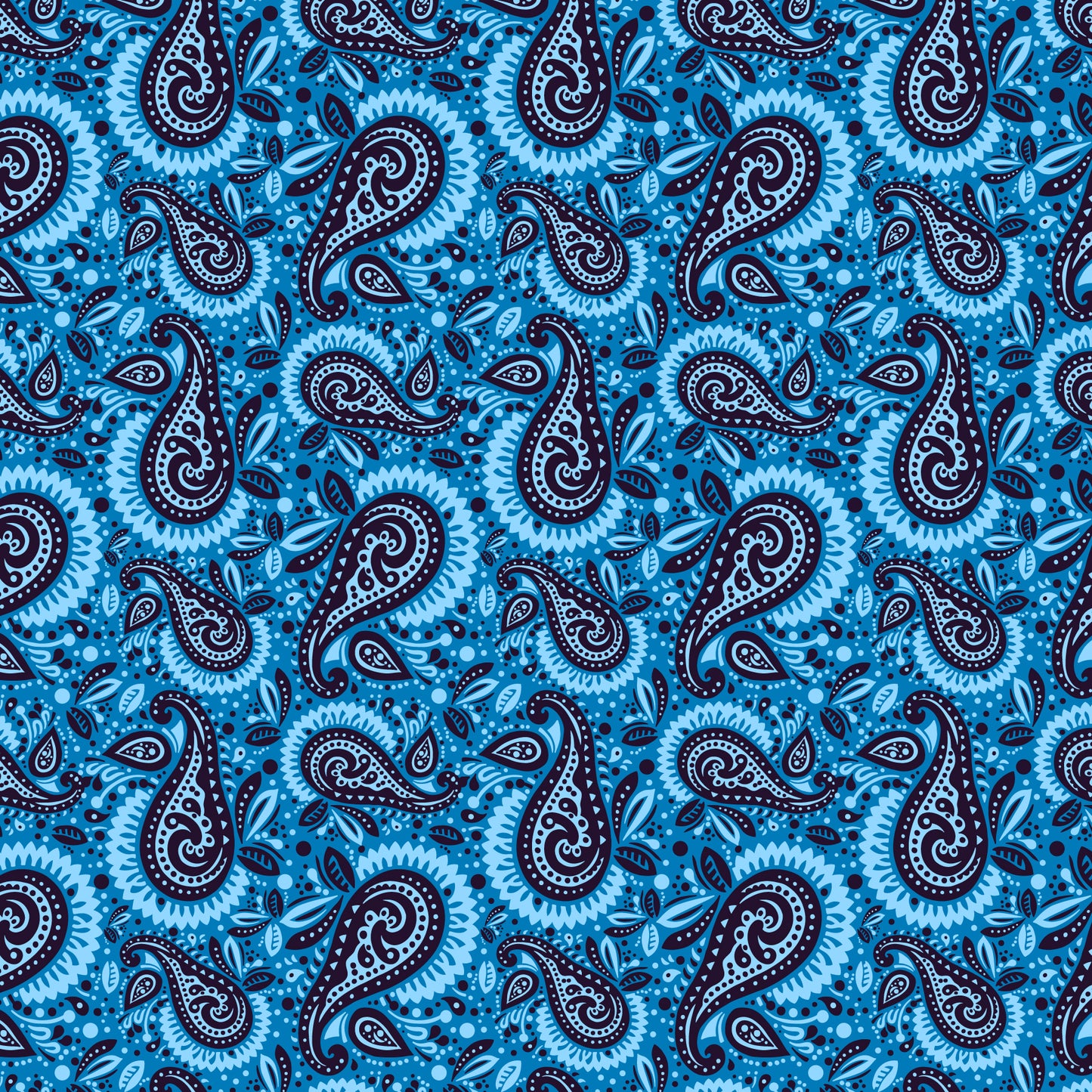 Walking in Paisley -- Digital Pattern Download