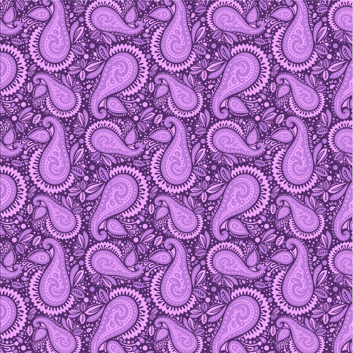 Walking in Paisley -- Digital Pattern Download