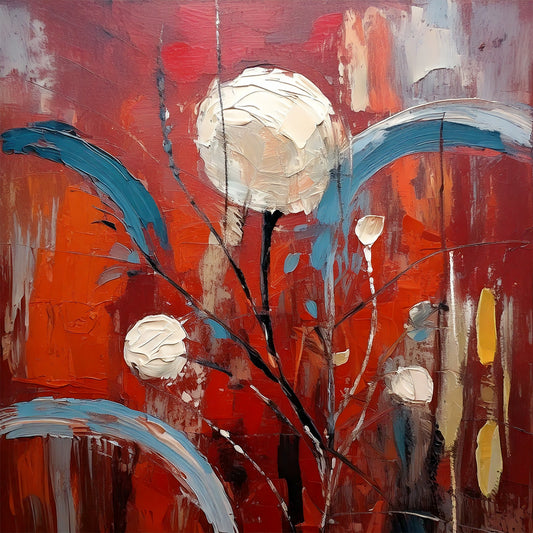 White Buds - 16x16 Fine Art Prints