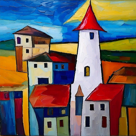 White Tower - 16x16 Fine Art Print